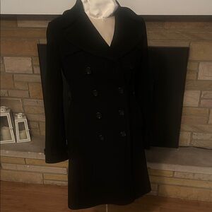 Black Double-Breasted Coat
